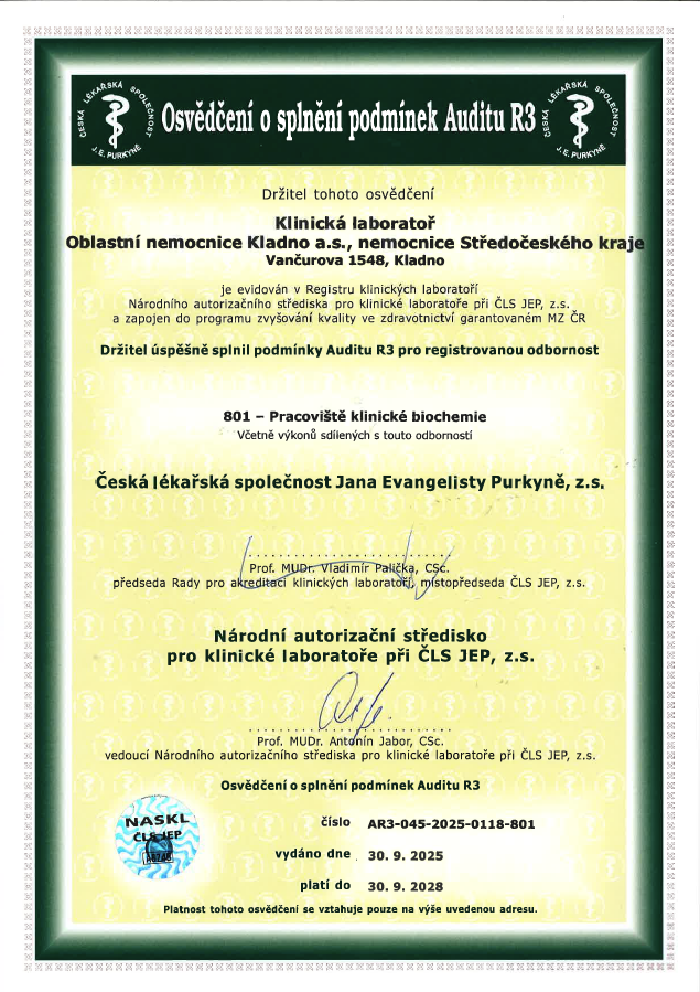 CERTIF BIOCHEMIE