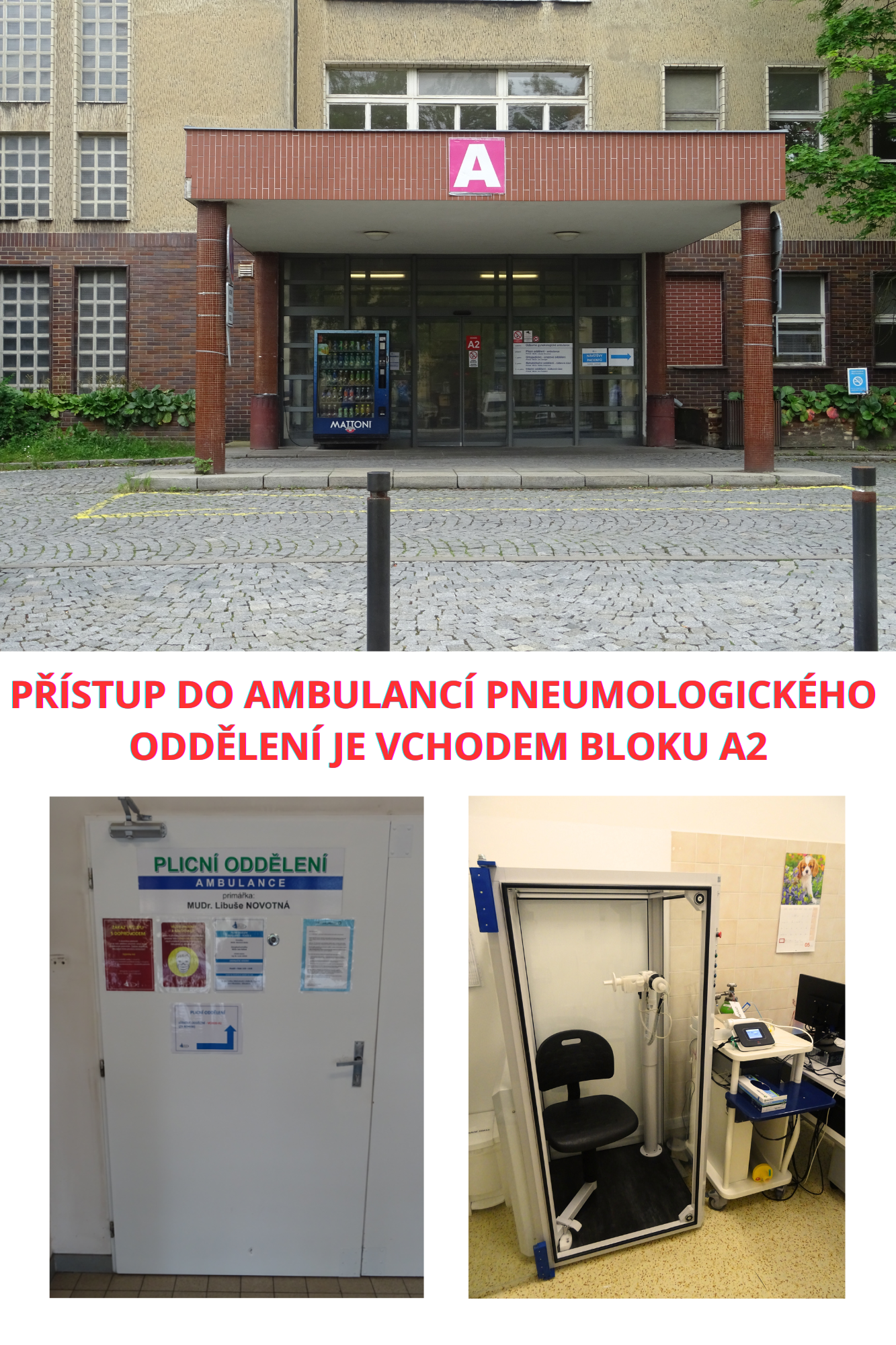 vstup na plicní ambulanci