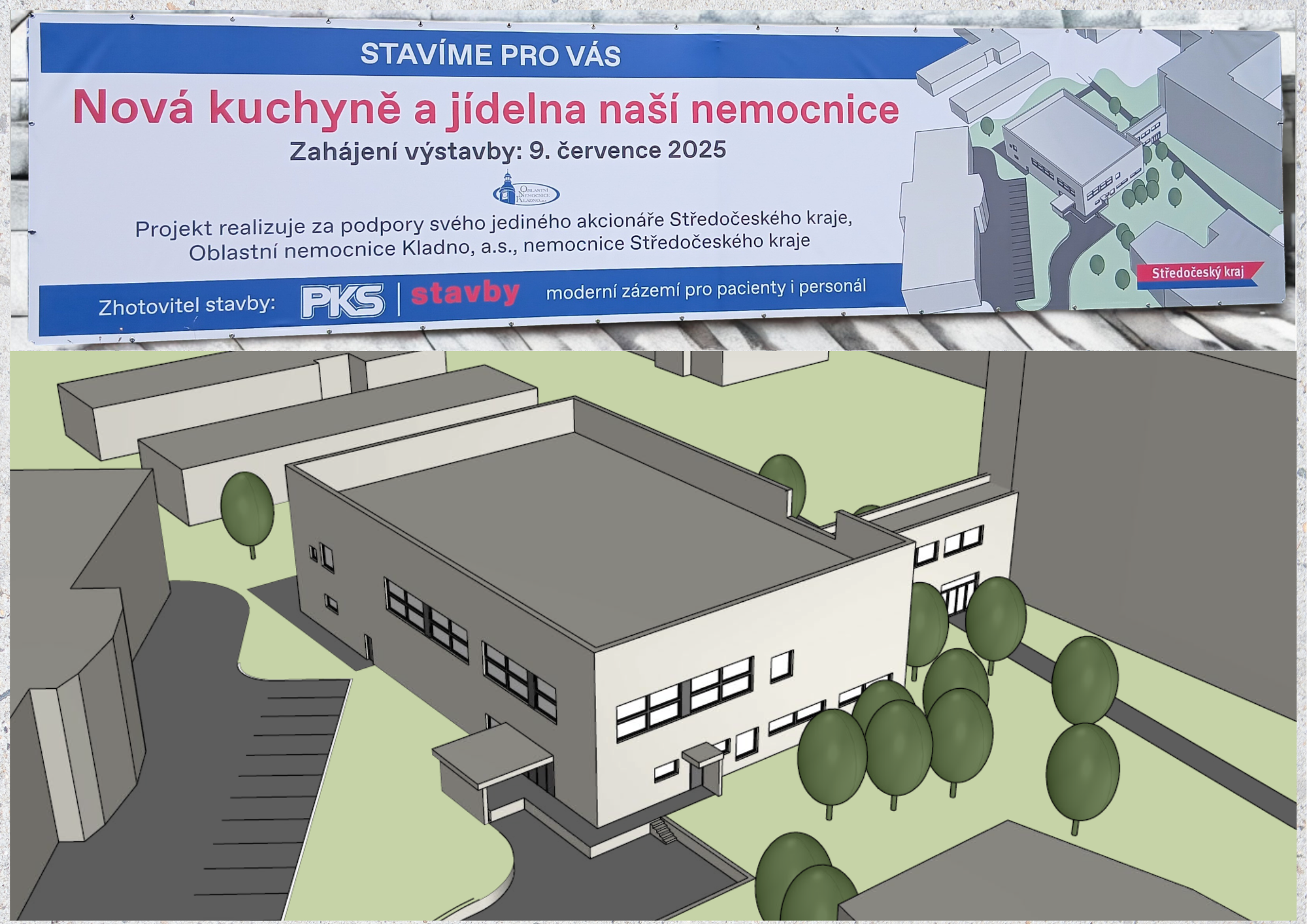 foto vizualizace plachta
