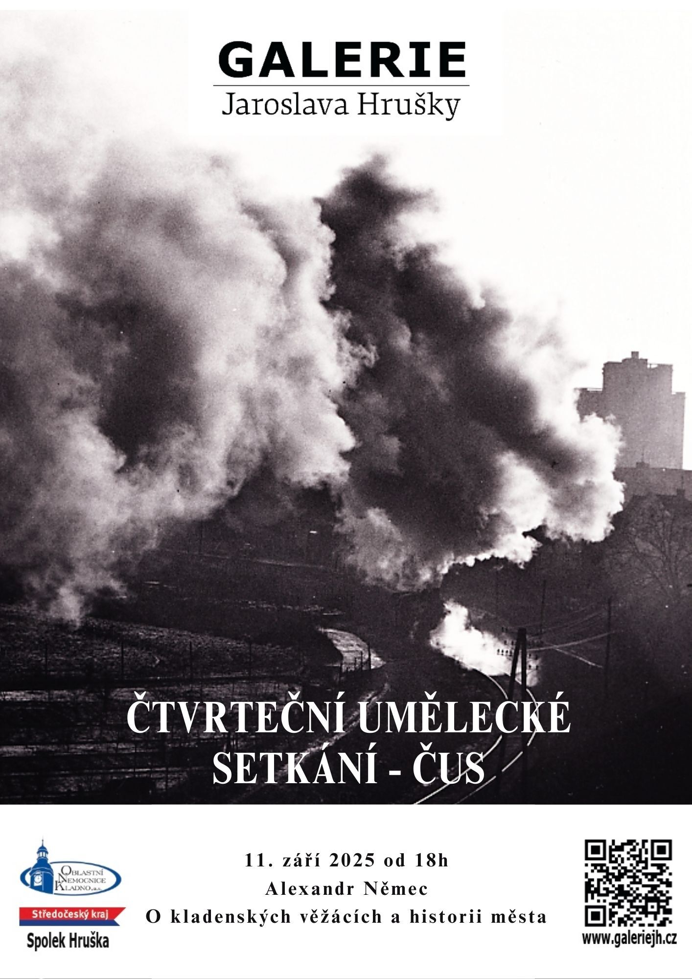 čtvrteční umělecké setkání čus 11. září 2025 od 18h alexandr němec o kladenských věžácích a historii města 1